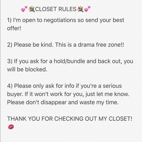 Mrs. Madariaga's Closet Rules - Picture 1 of 5
